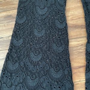 Nightcap clothing lace bell bottom pants